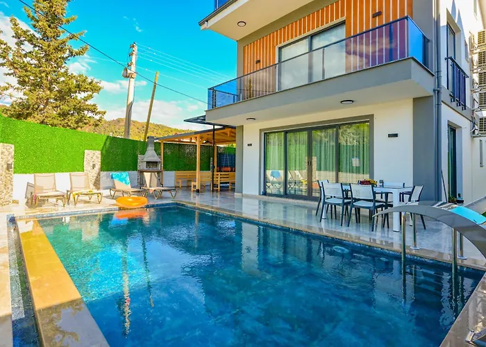 Lavanta - Private Pool & Jacuzzi - フェティエ